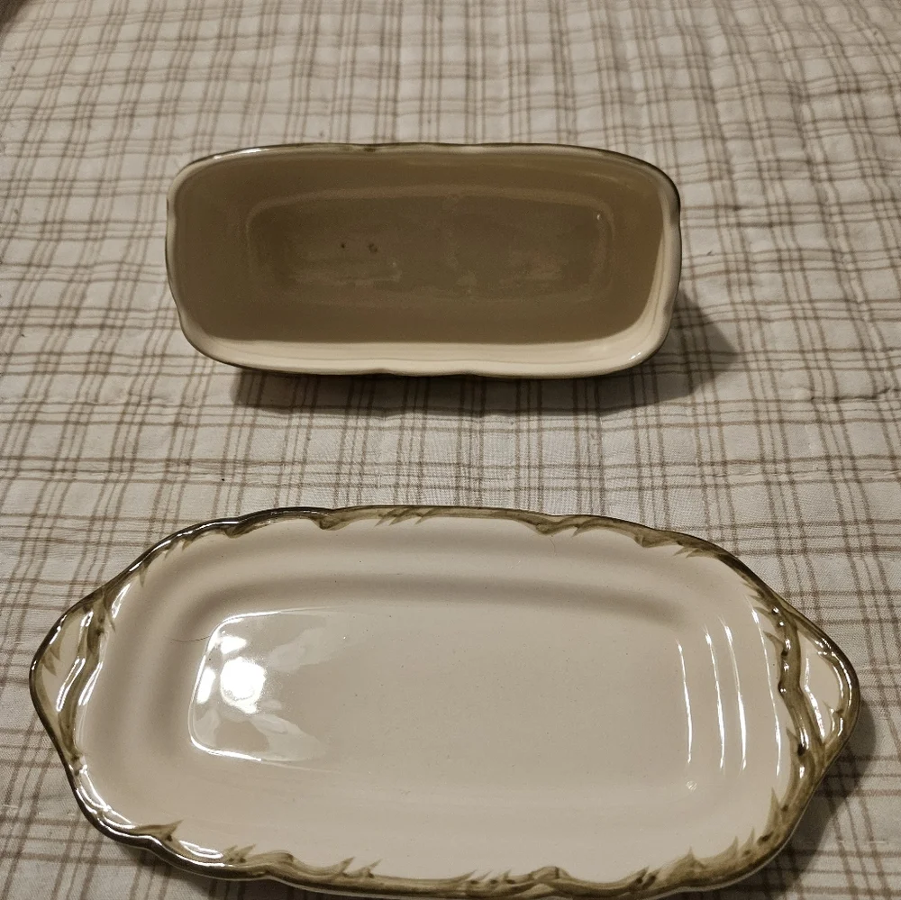 Vintage Franciscan Desert Rose Butter Dish With Lid. - Picture 4 of 4
